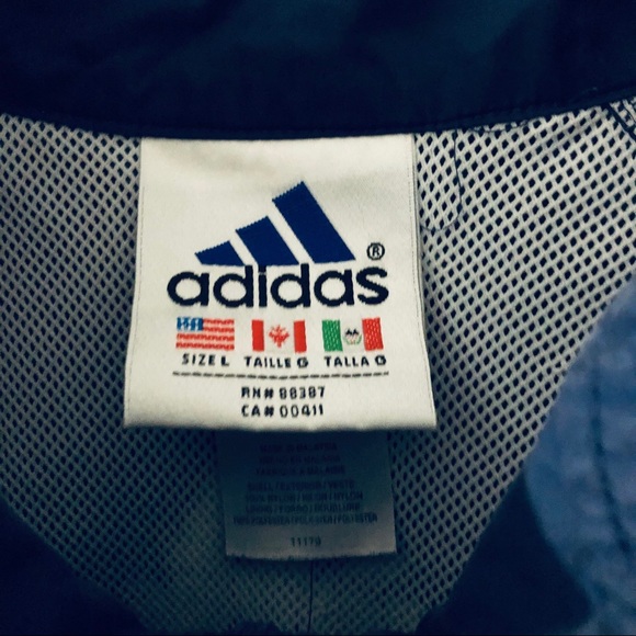 ADIDAS MEN’S WATERPROOF JACKET.SIZE LARGE - Picture 5 of 8